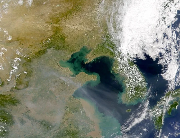 Жовте море - знімок NASA